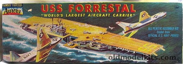 Aurora 1/600 USS Forrestal, 701-249 plastic model kit